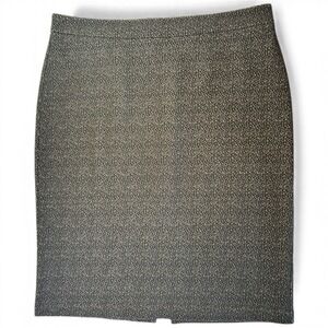 Michael Kors Pencil Skirt Women's Size L‎ Black/Camel Stretch